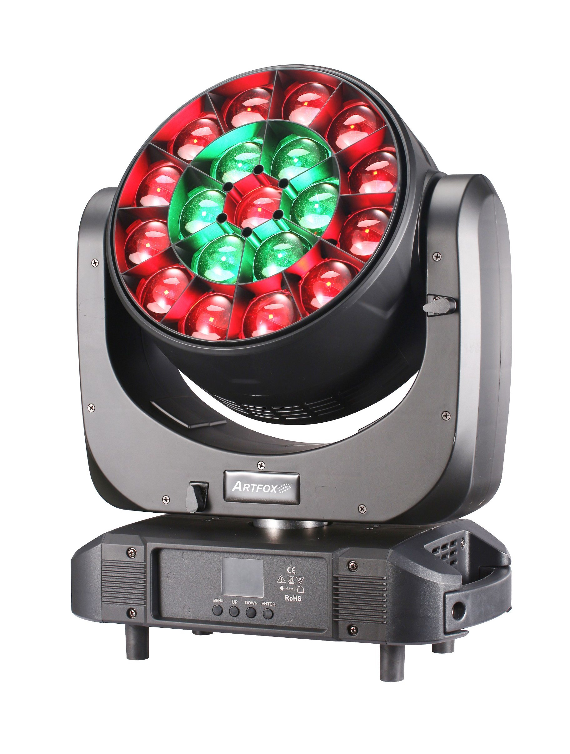 LED Moving Head:Beam Wash 2-in-1, 19x40w RGBW, Pixel Tech